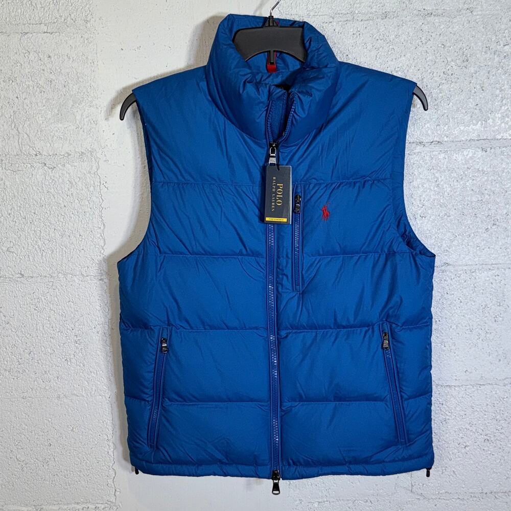 Polo Ralph Lauren Men's the Gorham Down Vest - Blue small $248